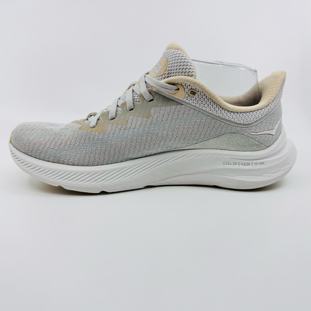 HOKA Women's Solimar sneaker in the Nimbus Cloud/Shortbread colorway. SZ 8 - Picture 4 of 11